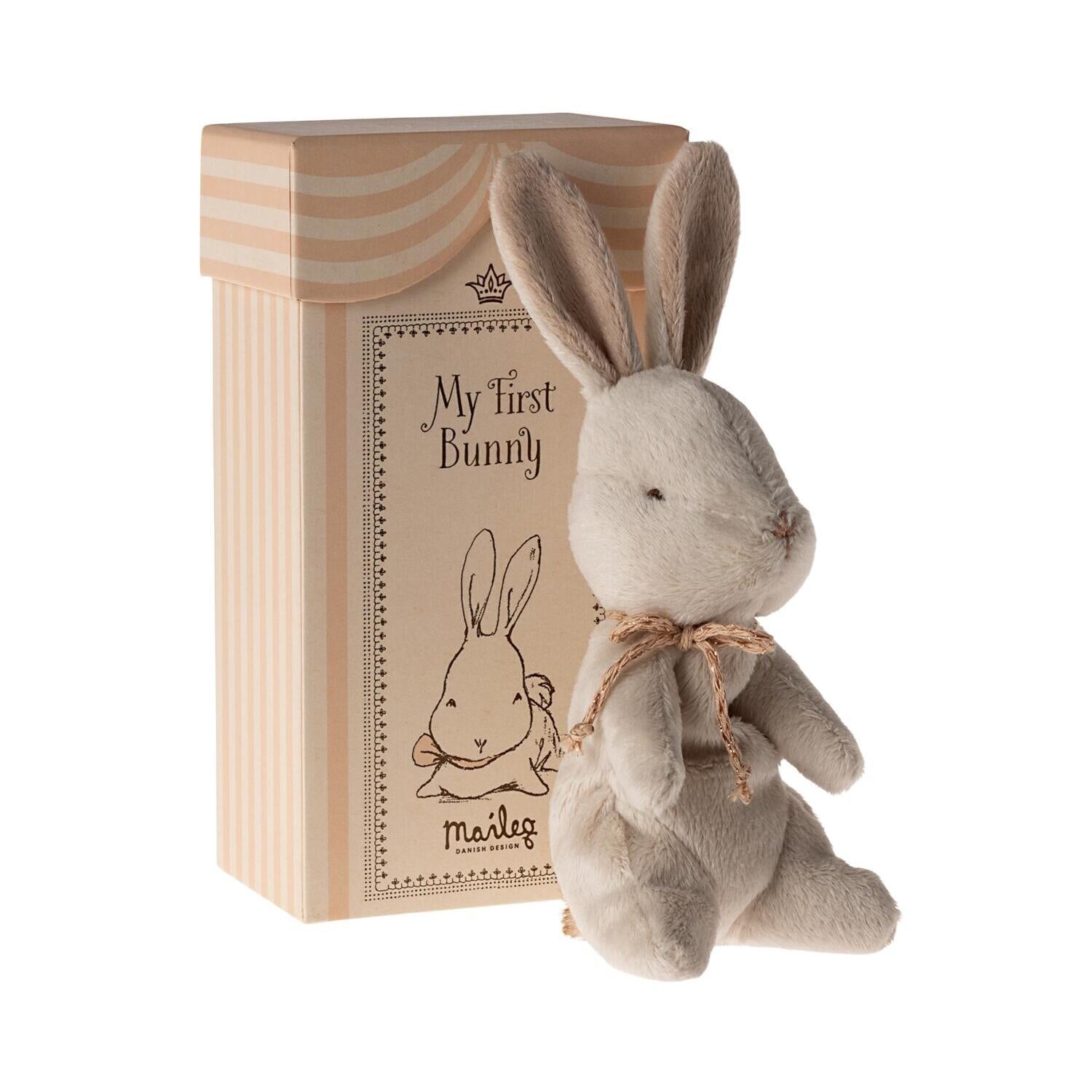 Kuscheltier "Mein erster Hase" - 19 cm (Off White) Maileg