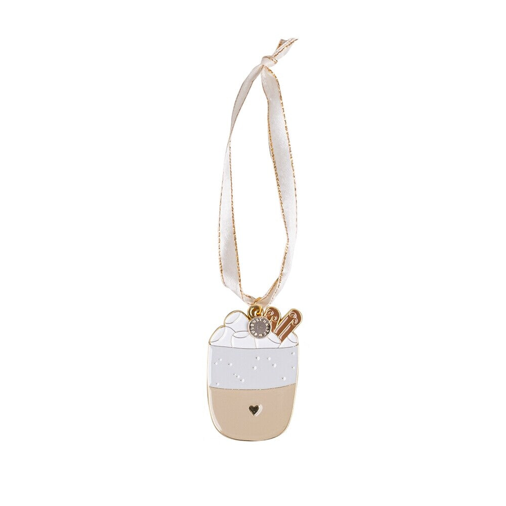 Baumschmuck "Becher" - 4,2x6,1 cm (Creme)