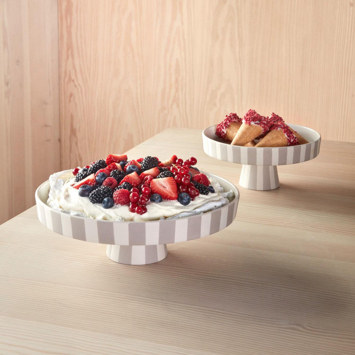 Tablett "Toppu" - 27 cm (Clay)