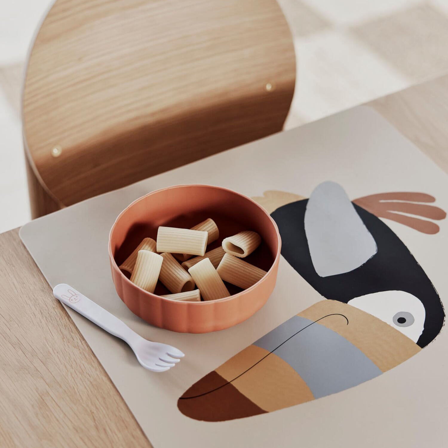 Tischset "Toucan" - 38x38 cm (Clay)