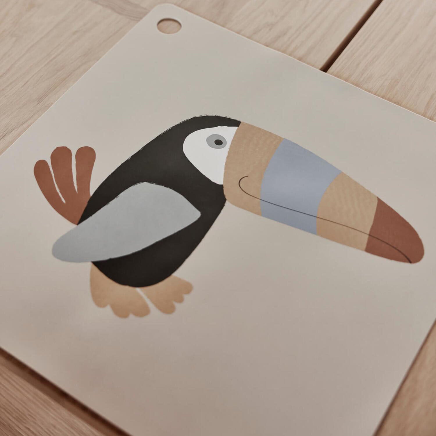 Tischset "Toucan" - 38x38 cm (Clay)