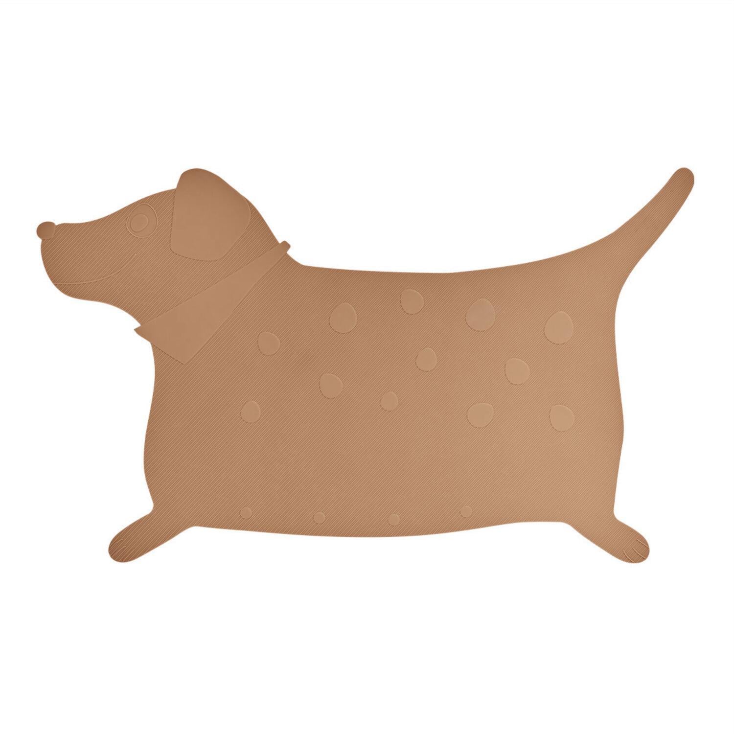 Badematte "Hunsi Hund" - 57,5x35,5 cm (Camel)