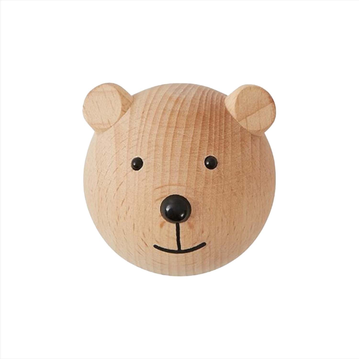 Haken "Bär" - 4,5x6x4,5 cm (Nature)