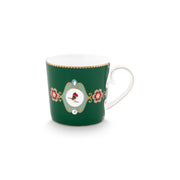Tasse "Love Birds Medallion" - 150 ml (Dunkelgrün)