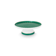 Mini-Kuchentablett "Love Birds Stripes" - 24 cm (Emerald-Green)