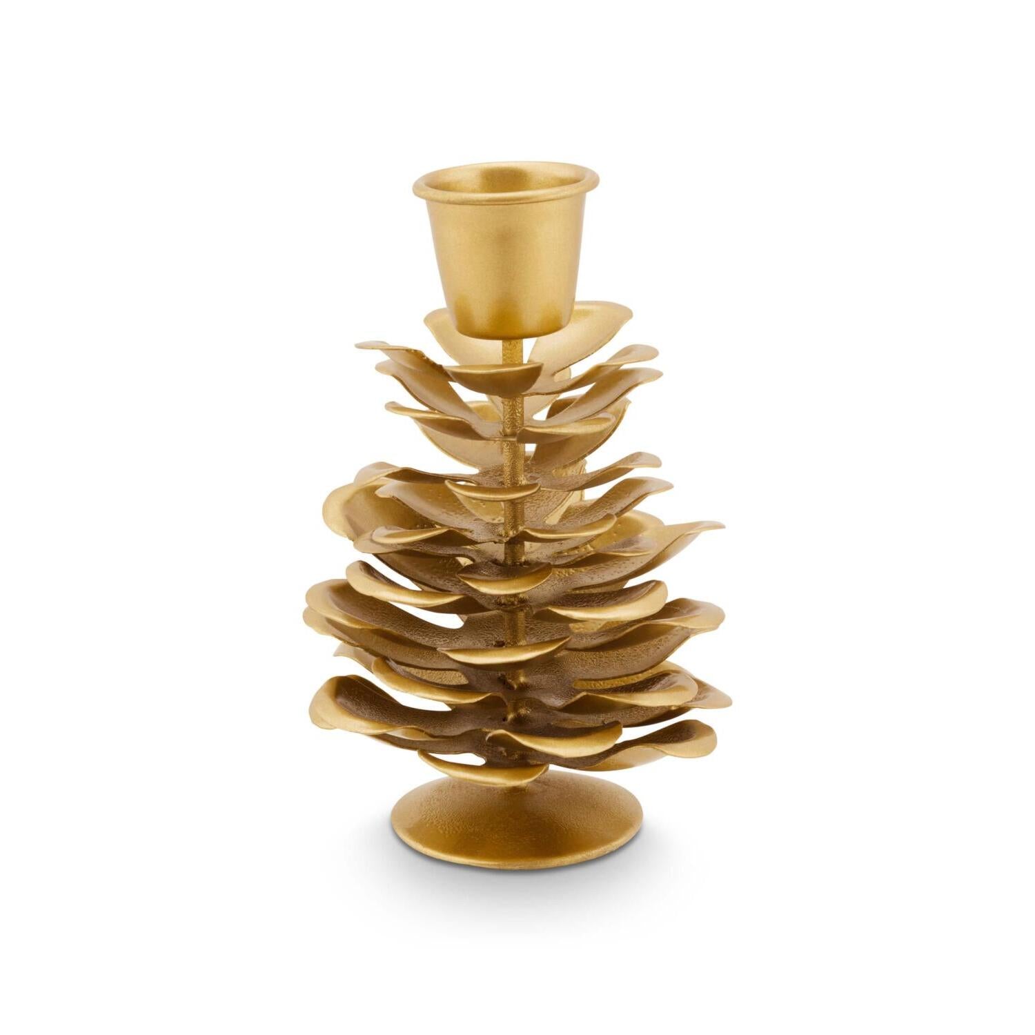 Kerzenhalter "Pinecone" - 11cm (Gold)