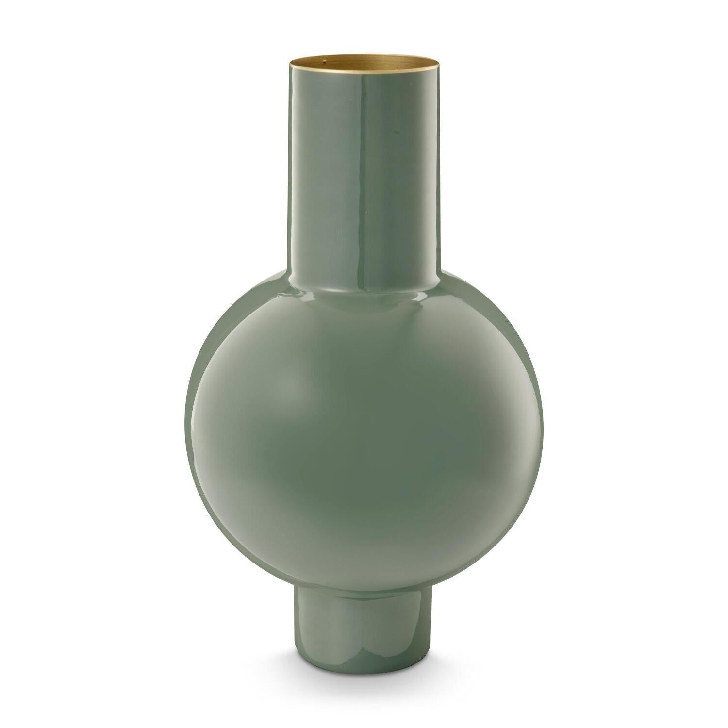 Metallvase - 24x40 cm (Mid Green)