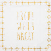 Servietten "Frohe Weihnacht" räder Design
