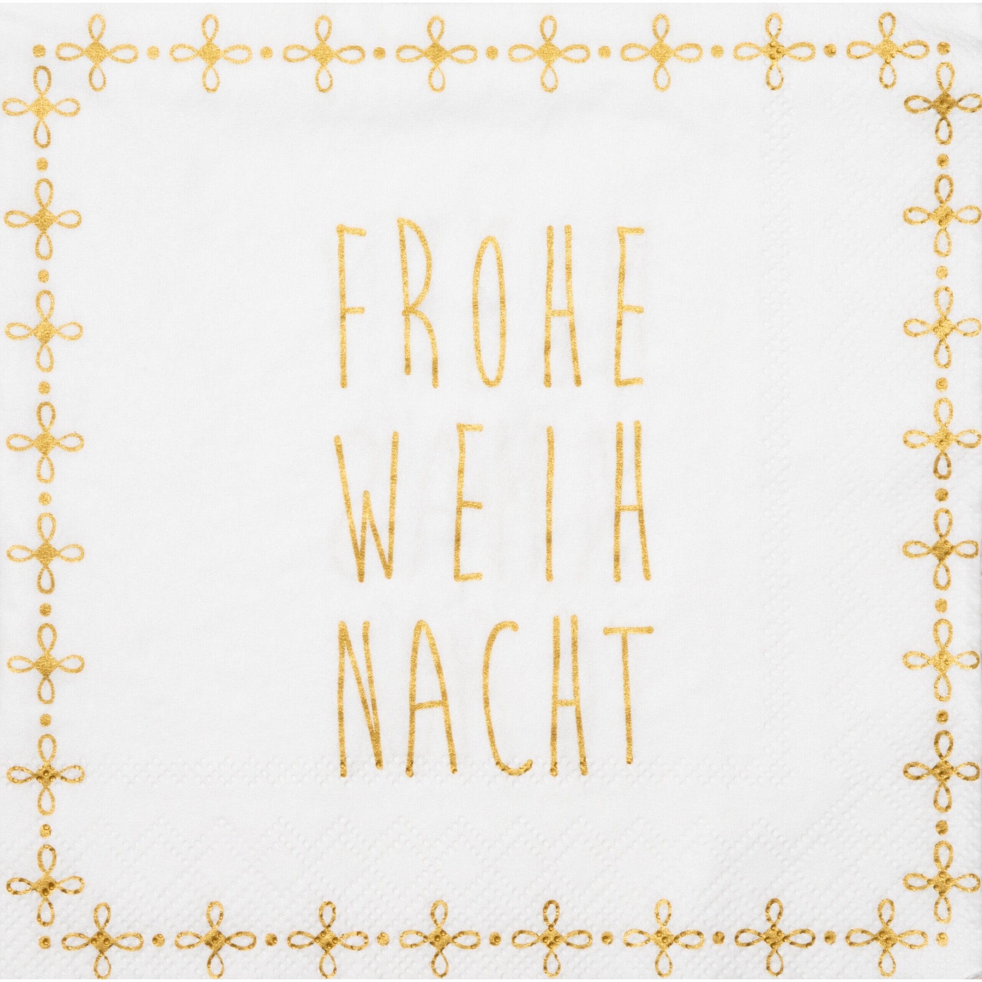 Servietten "Frohe Weihnacht" räder Design