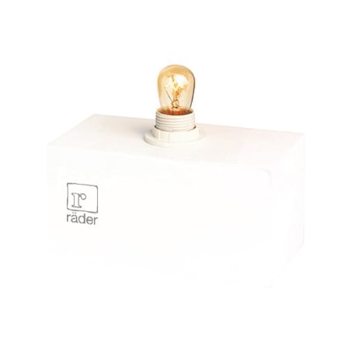 Holzleiste für Lichthaus - 16x8x9 cm (Weiß) räder Design