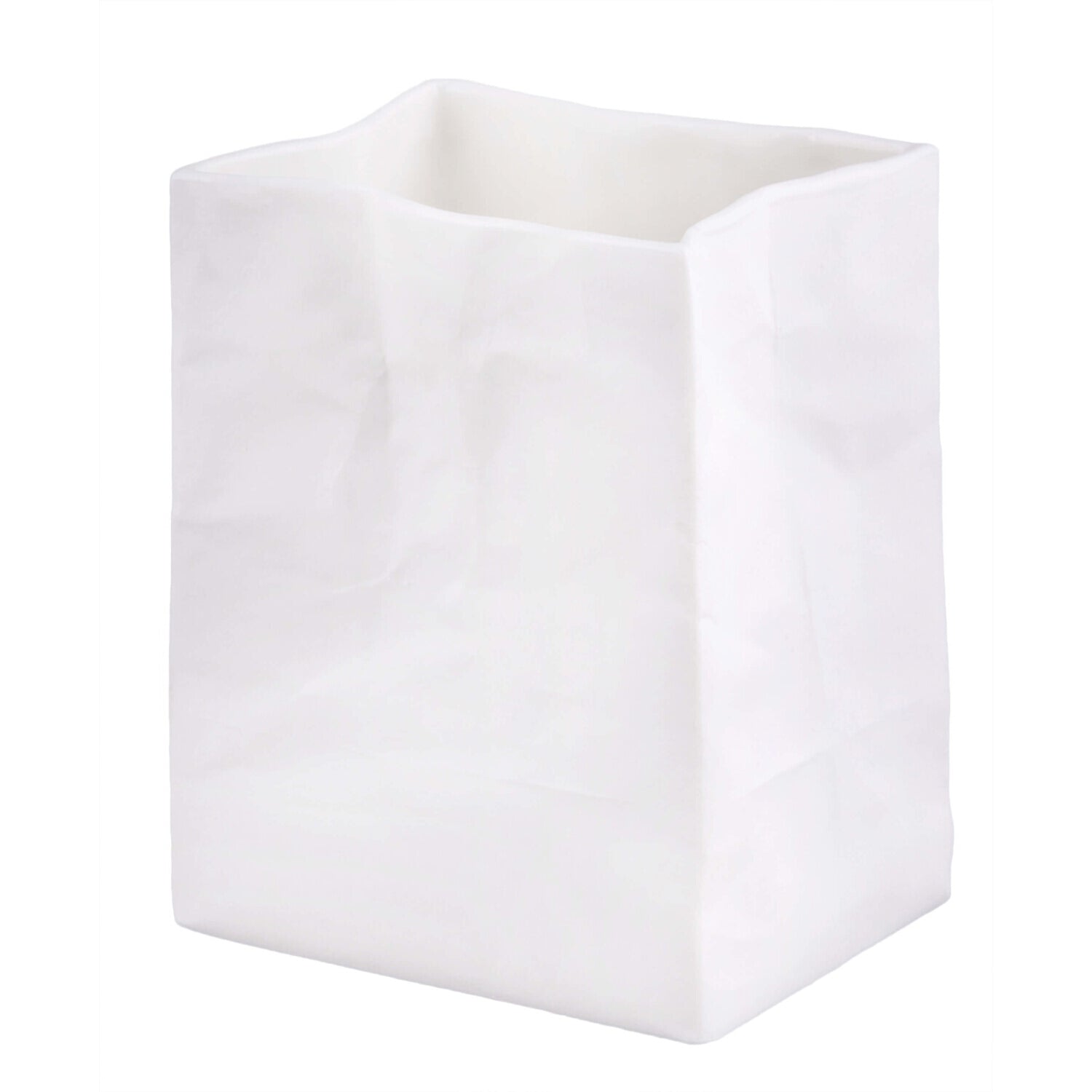 Vase "LIVING - Porzellantüte" - Klein (Weiß) räder Design