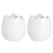 Ei-Vasen im 2er-Set "OSTERN" (Weiß) räder Design