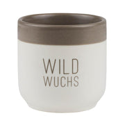 Vase "Wildwuchs" - 6,5 cm (Weiß/Braun) räder Design
