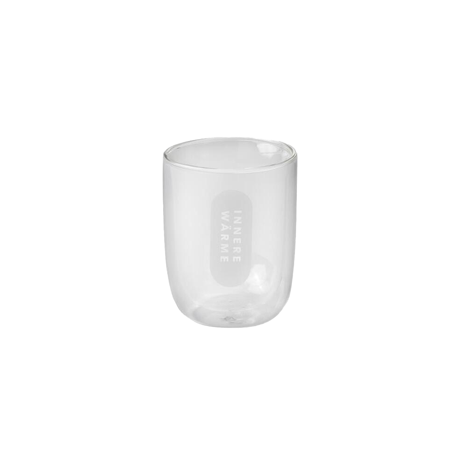 Doppelwandiger Becher "Cozy Time - Innere Wärme" (Transparent) räder Design