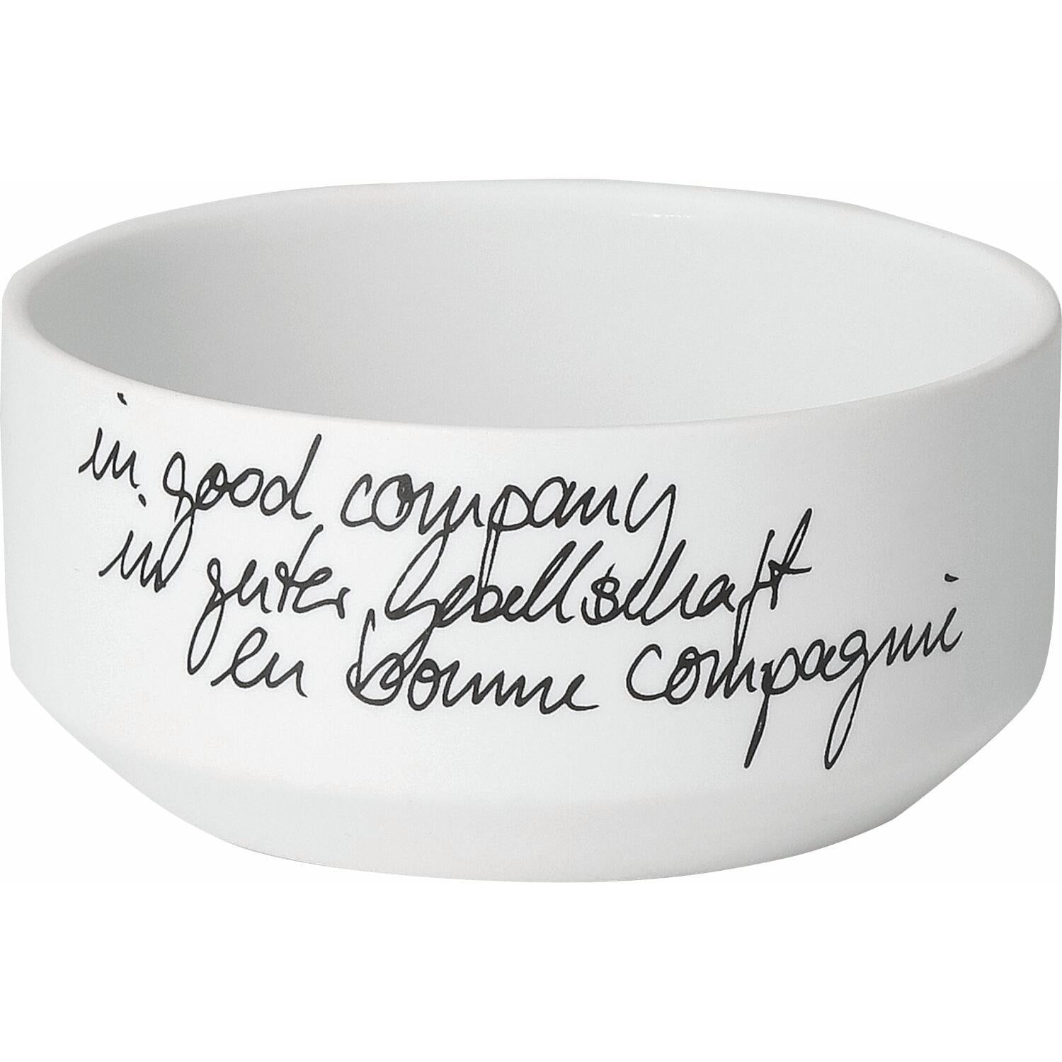 Schälchen "Häppchenweise" im 3er-Set - 115 ml (Weiß)