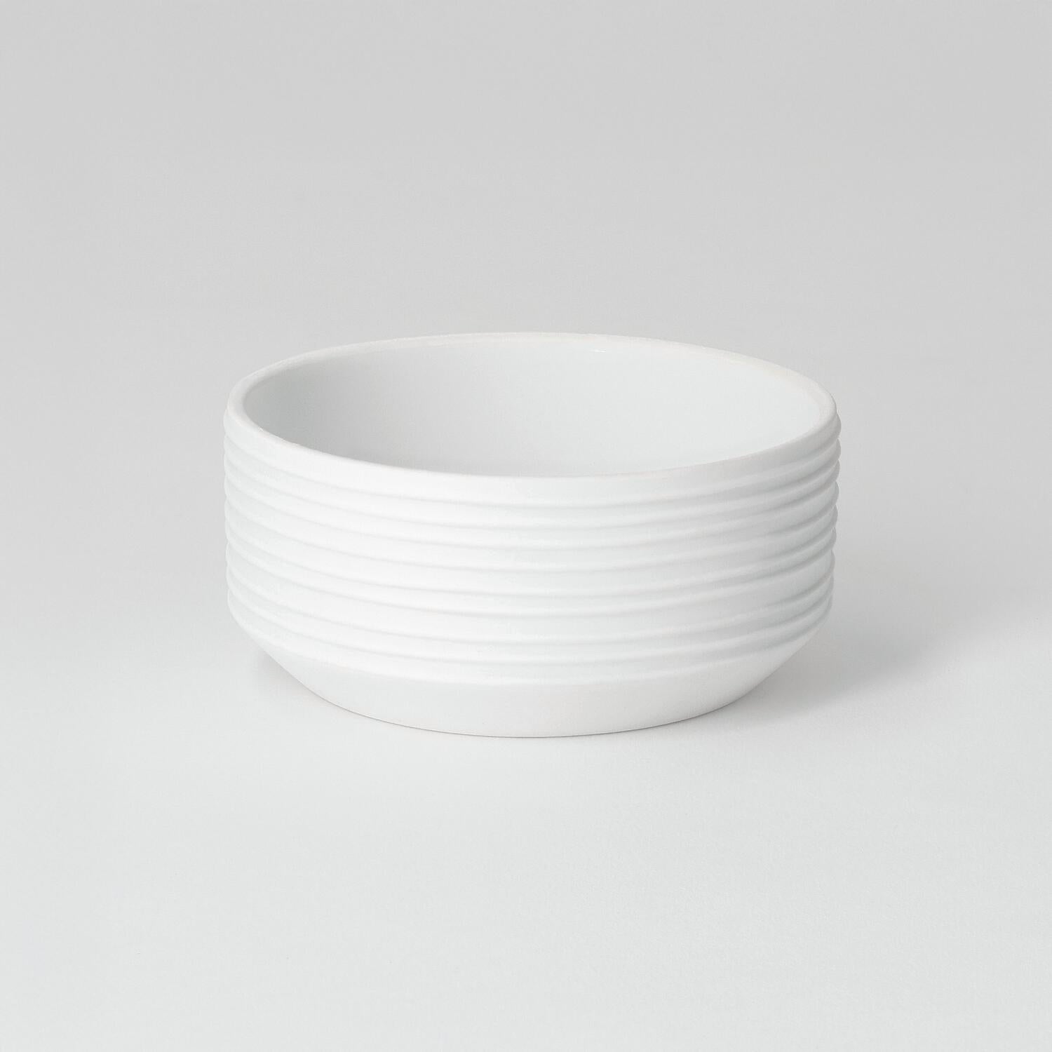 Schälchen "Häppchenweise" im 3er-Set - 115 ml (Weiß)