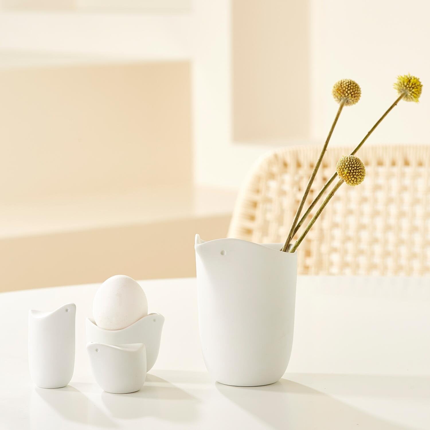 Eierbecher "Schalentier" (Weiß) räder Design