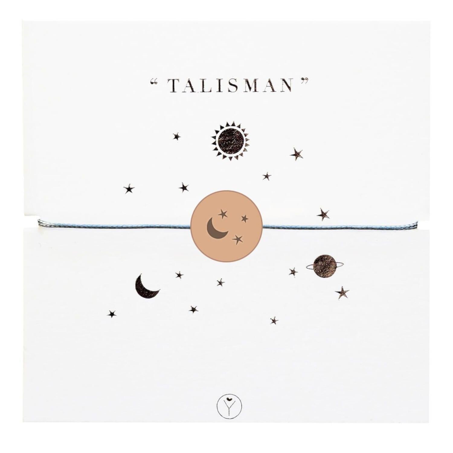 Talisman "Mond" - 1 cm räder Design