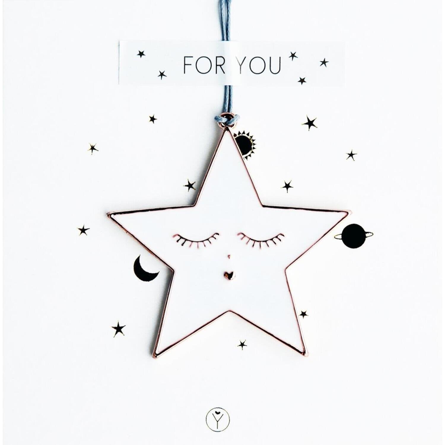 Ornament "Stern" - 5,5x5,5 cm (Silber) räder Design