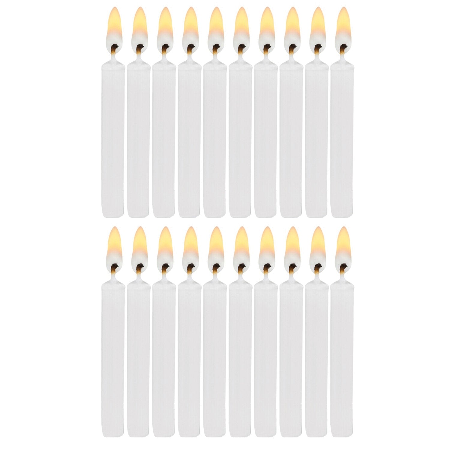 Ersatz-Kerzen-Set - 20 tlg. (Weiß) räder Design