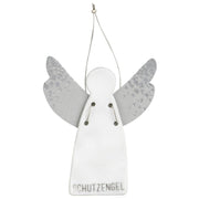 Schutzengel "GIVING - Schrift" - 9 cm (Weiß) räder Design