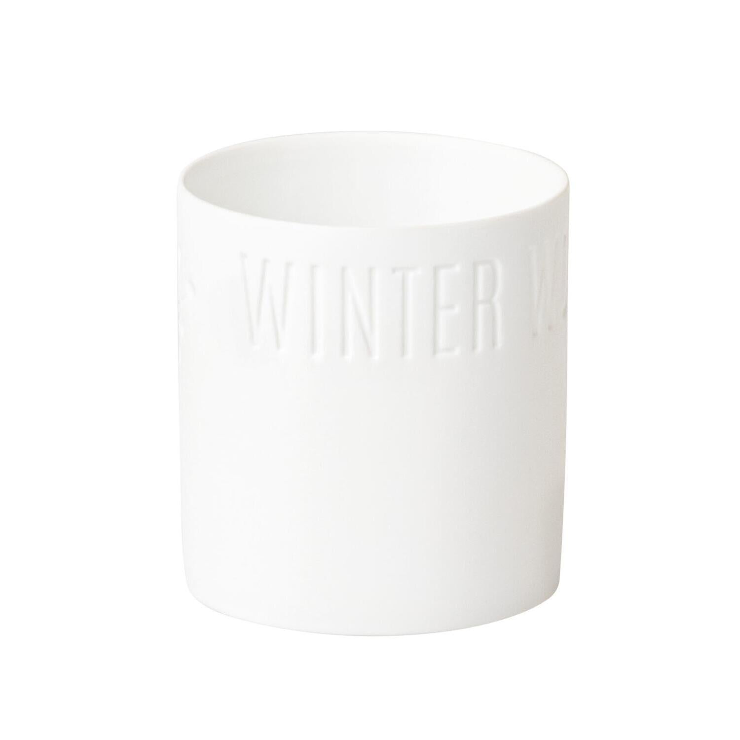 Windlicht "Winterzauber - Winter Wonderland" (Weiß) räder Design