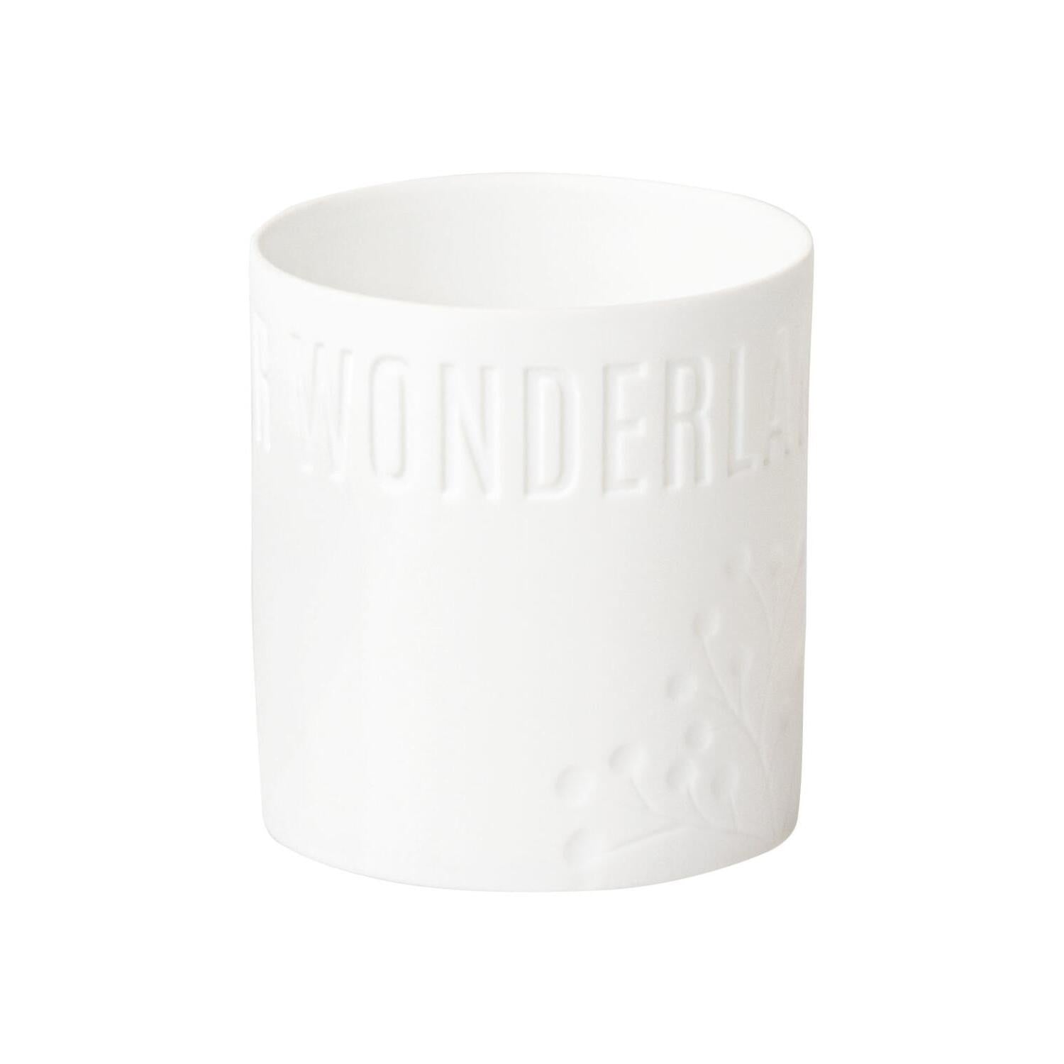 Windlicht "Winterzauber - Winter Wonderland" (Weiß) räder Design