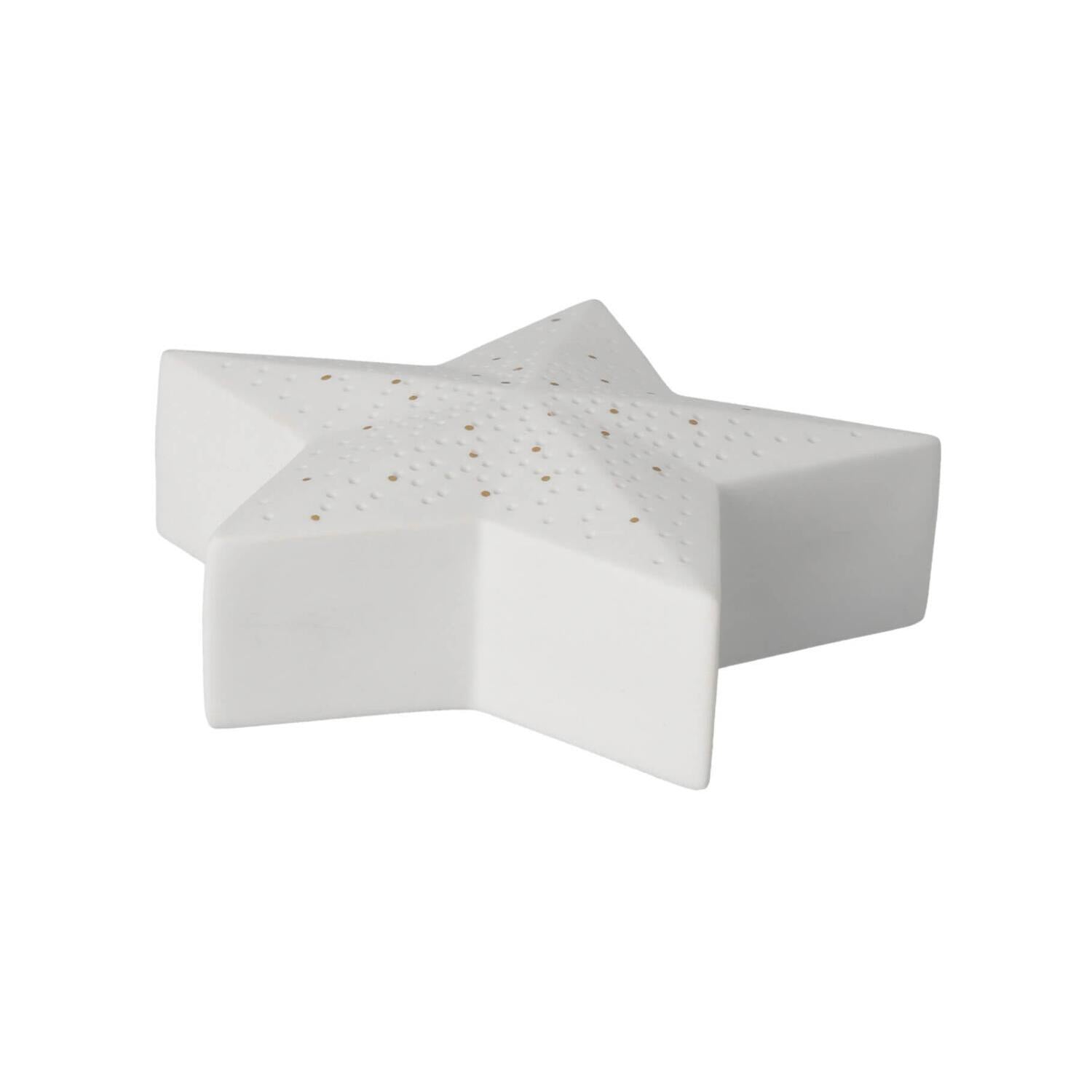 LED Weihnachtslicht "Stern" - 10x10x3 cm (Weiß)