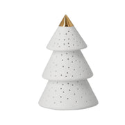 LED Weihnachtslicht "Tanne" - 9x6 cm (Weiß)