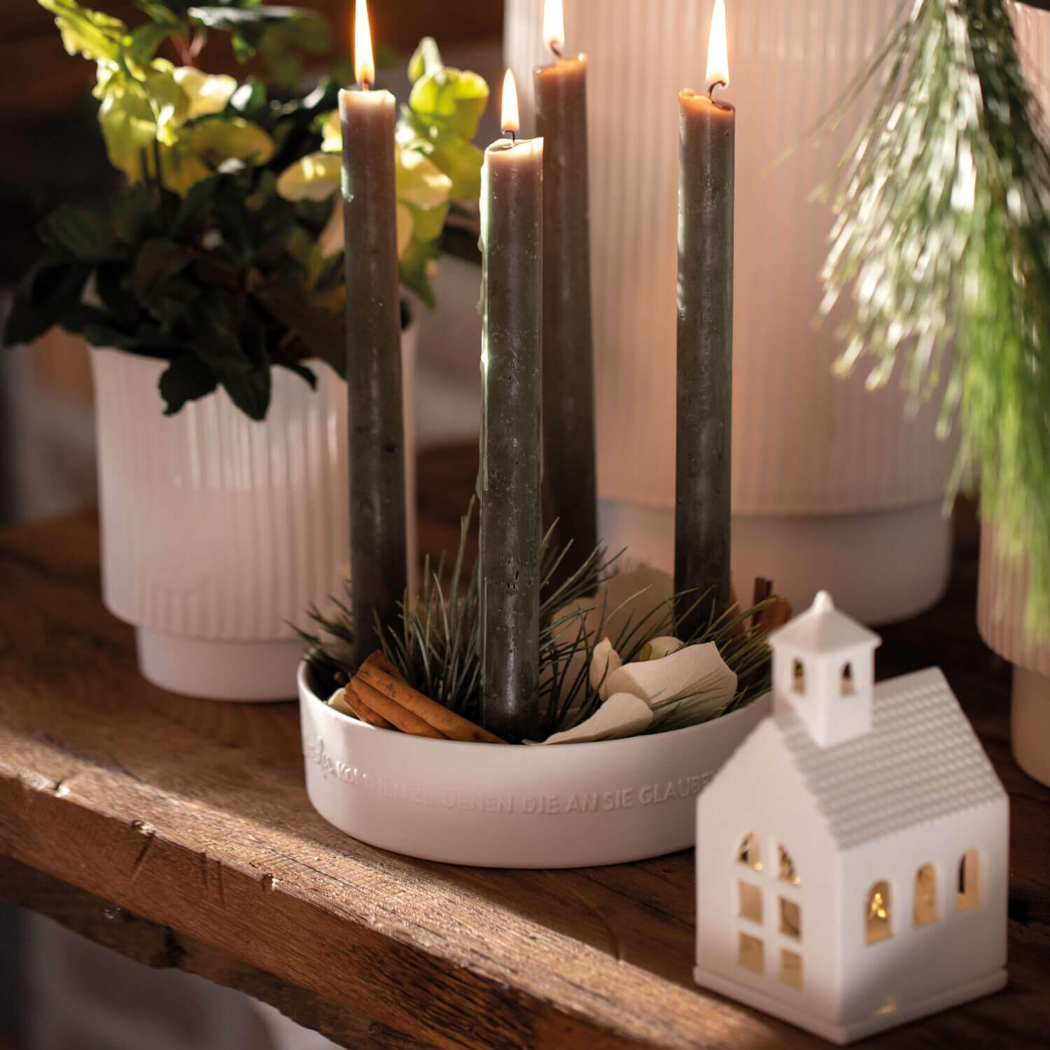 Lichthaus "XMAS - Große Kapelle" - 23 cm (Weiß) räder Design