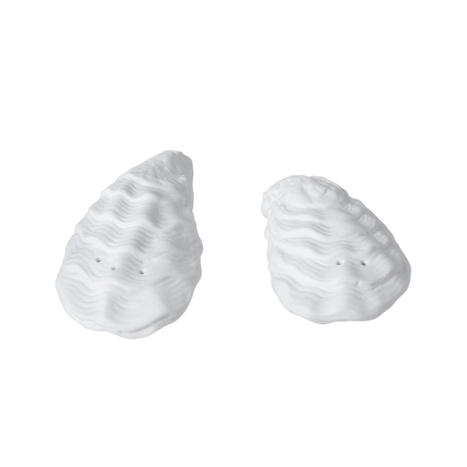 Salz- & Pefferstreuer im Set "Austern" (Weiß) räder Design