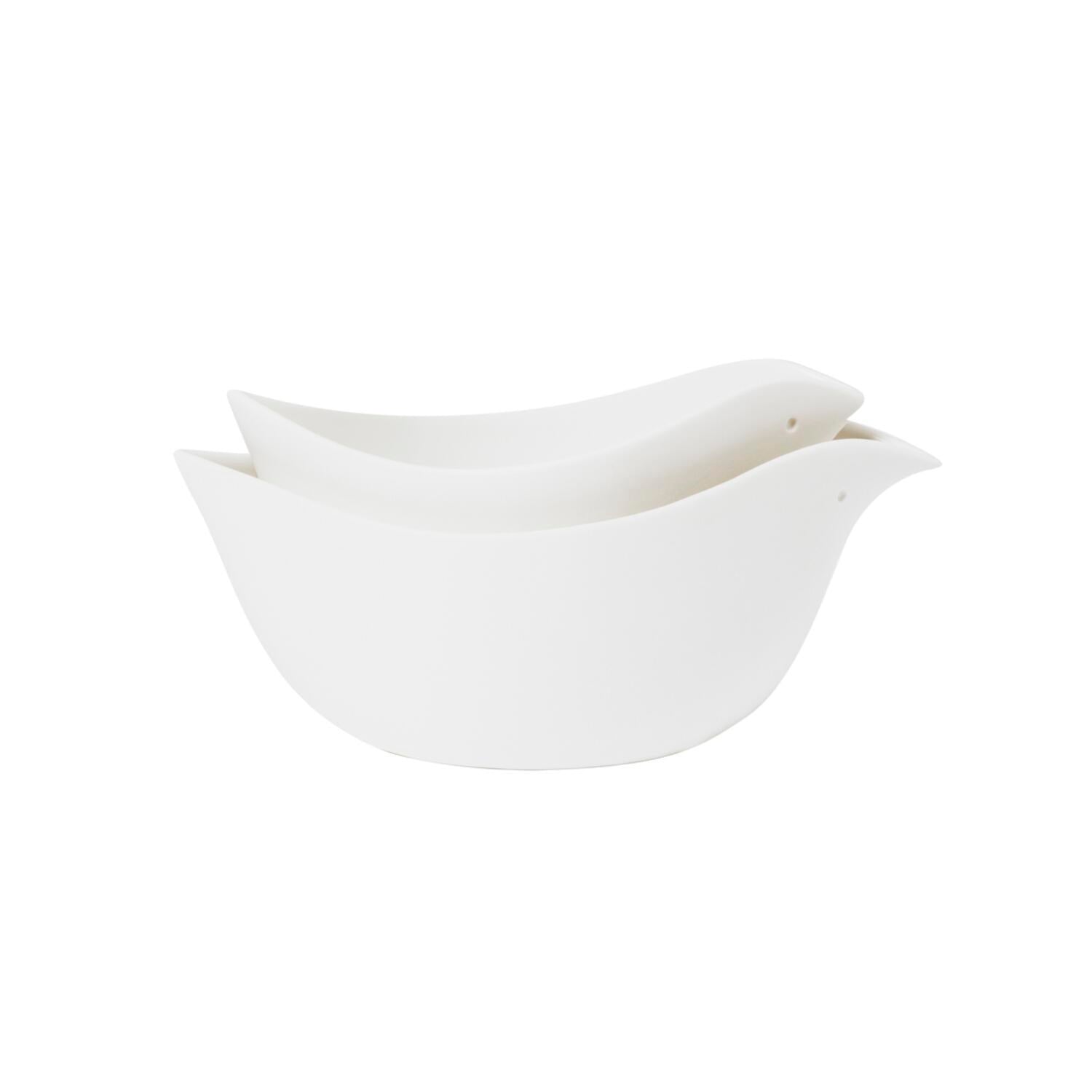 Schalen "Early Bird" im 2er-Set (Weiß) räder Design