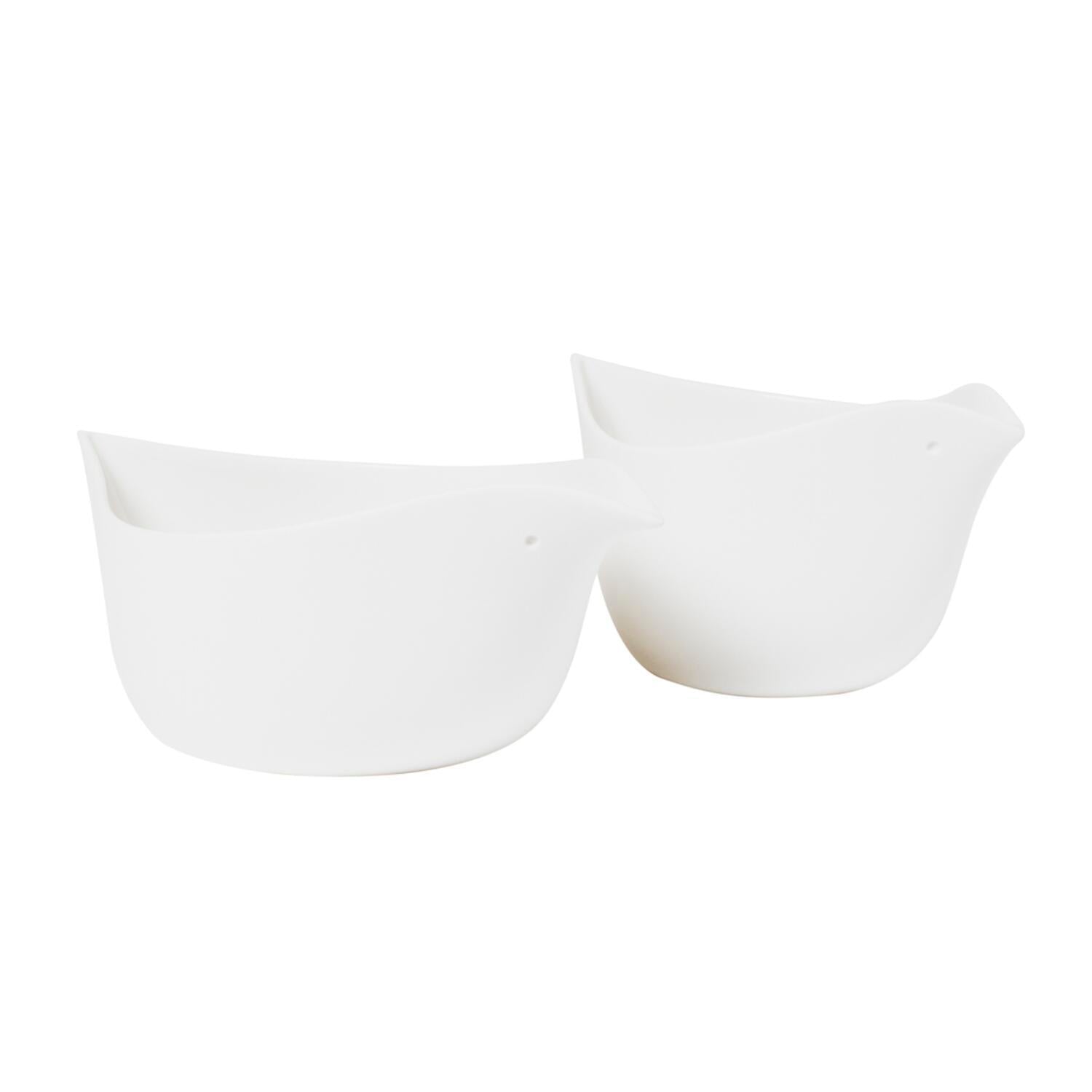 Schalen "Early Bird" im 2er-Set (Weiß) räder Design