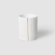Teelichthalter "Plissiert" (Weiß) räder Design