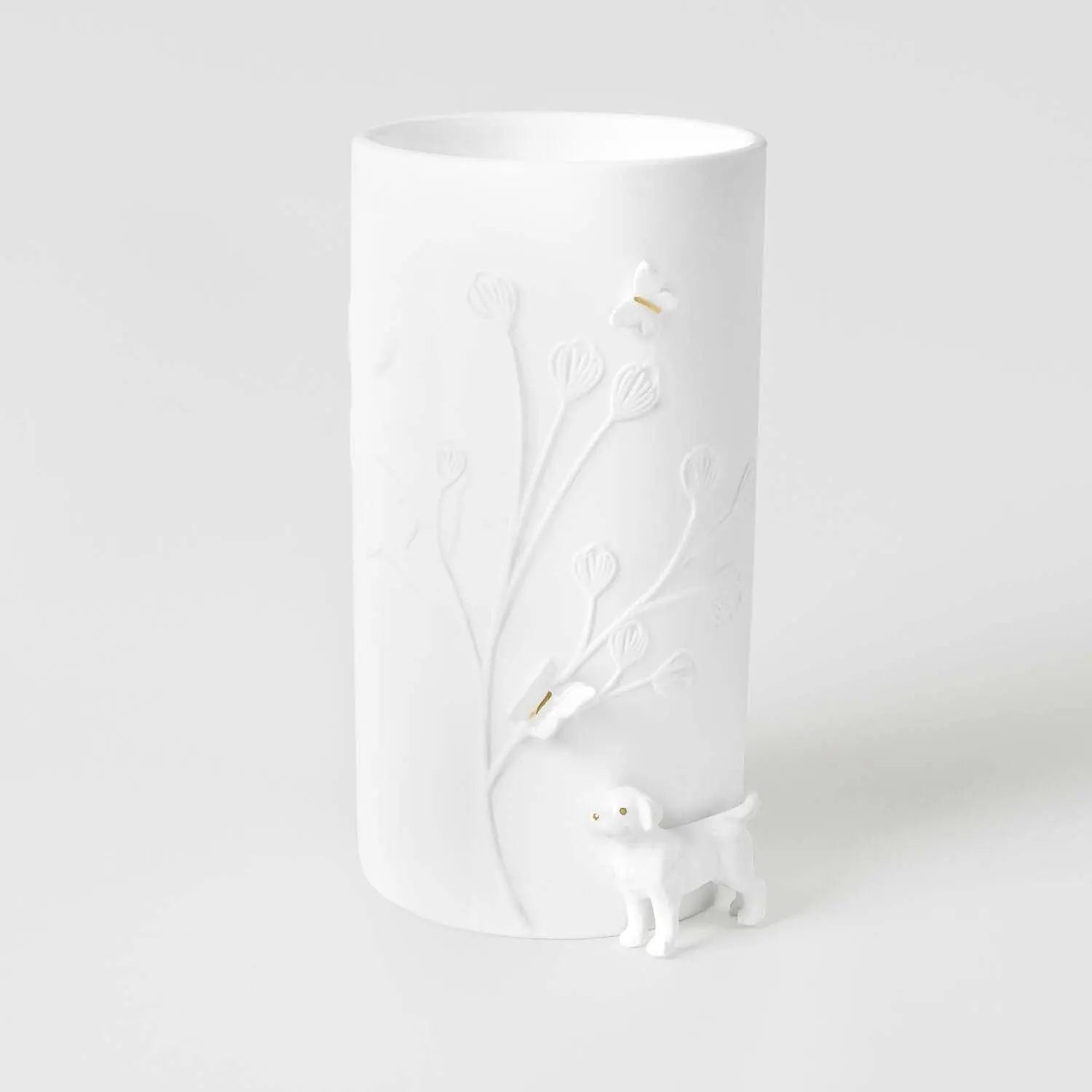 Vase "Hund stehend" (Weiß) räder Design