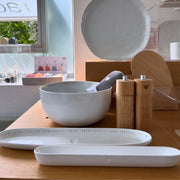 Servierschale 4-sprachig "Guten Appetit" (Weiß) räder Design