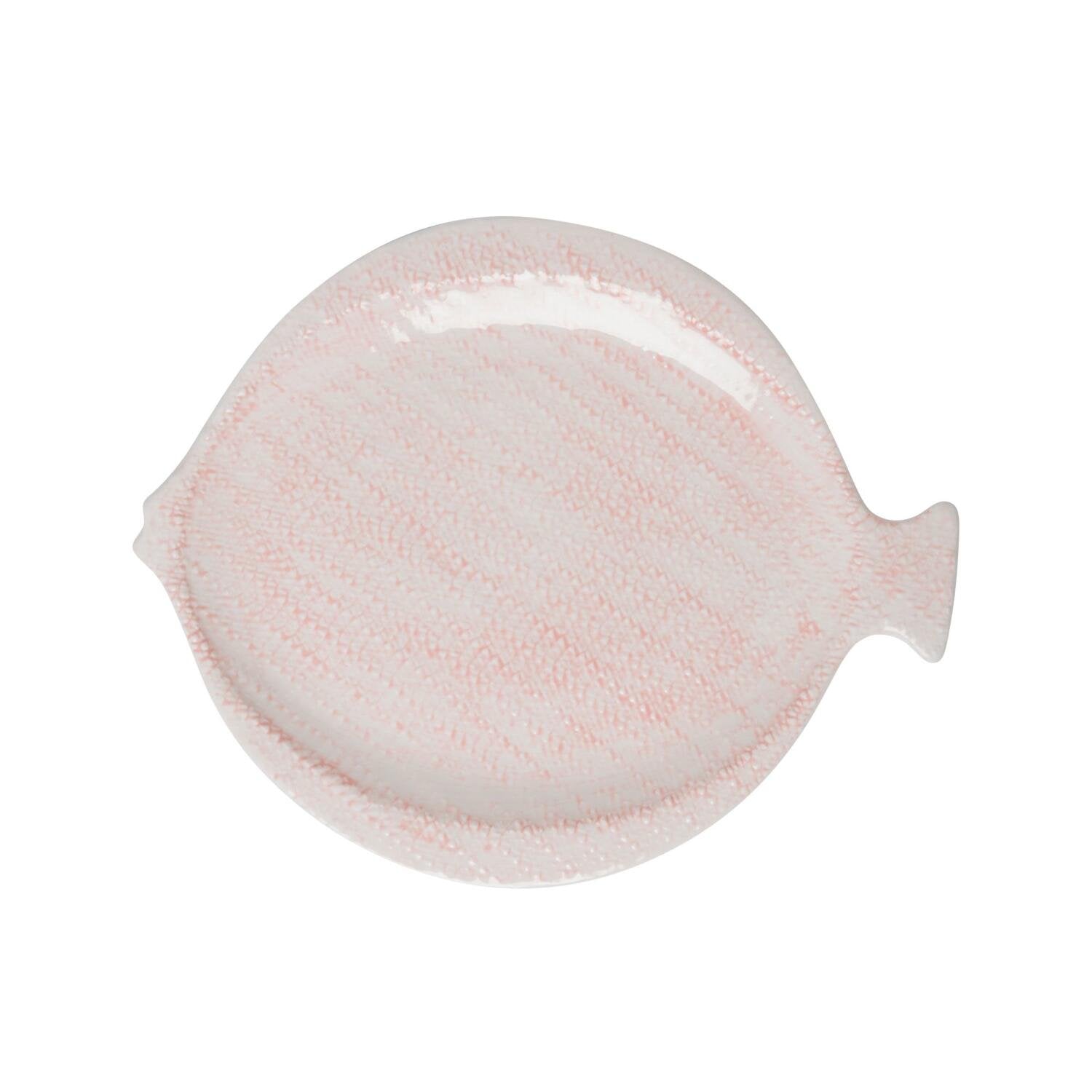 Keramik-Teller "Fish" (Perfect Pink) Rice