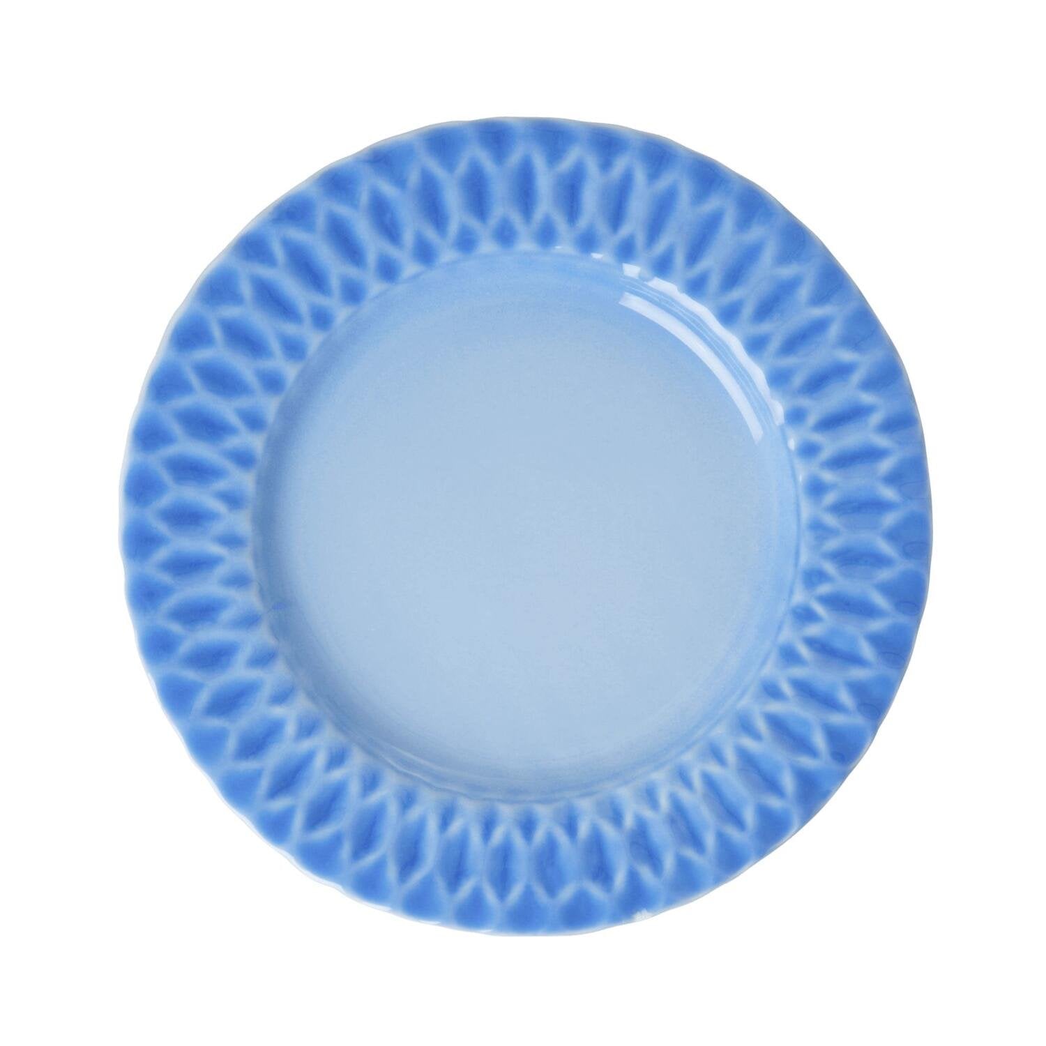 Keramik-Teller (Sky Blue) Rice