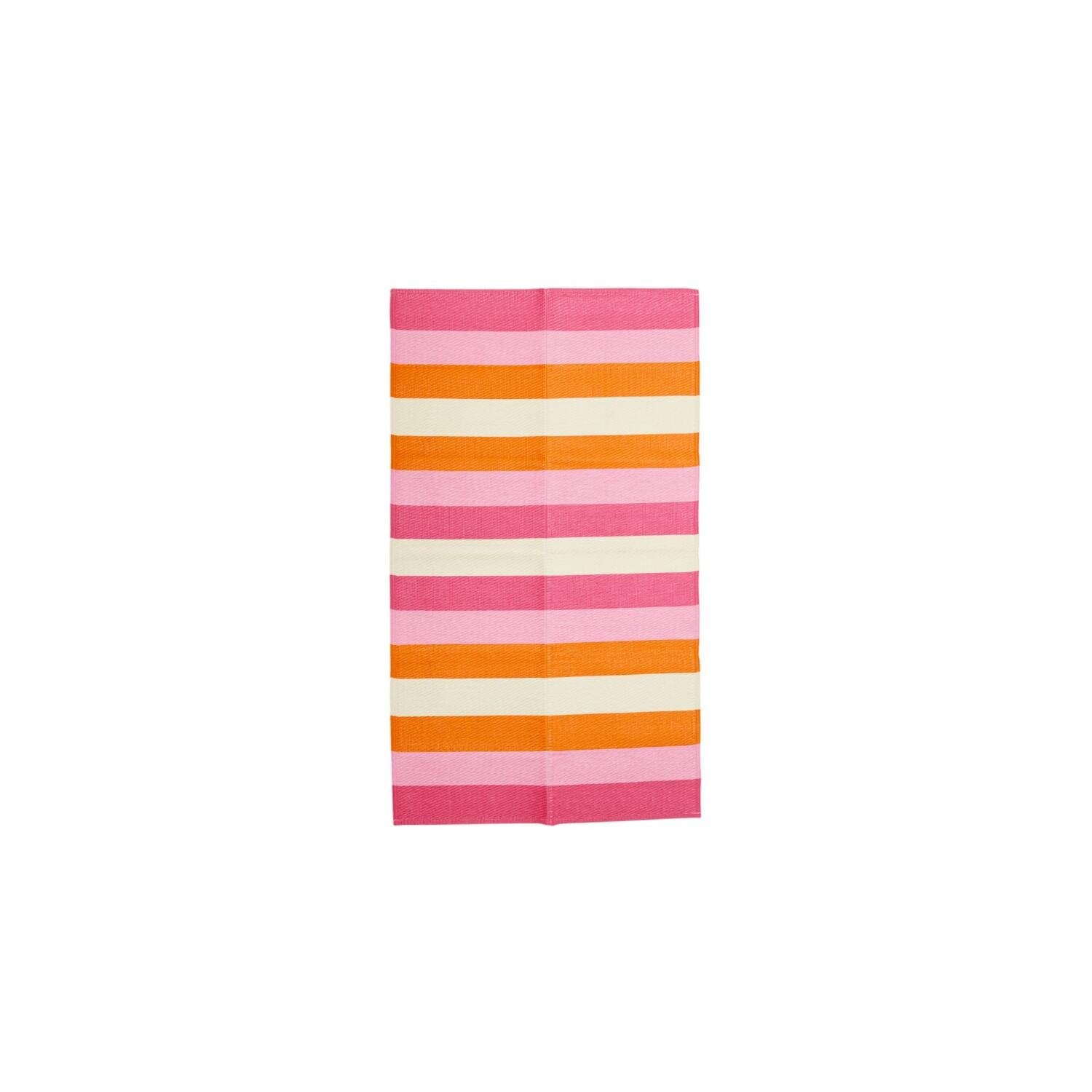 Fußmatte "Striped" - 150x90 cm (Pink) Rice