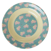 Melamin Kinderschale "Flying Pig" - 20 cm (Bunt) Rice