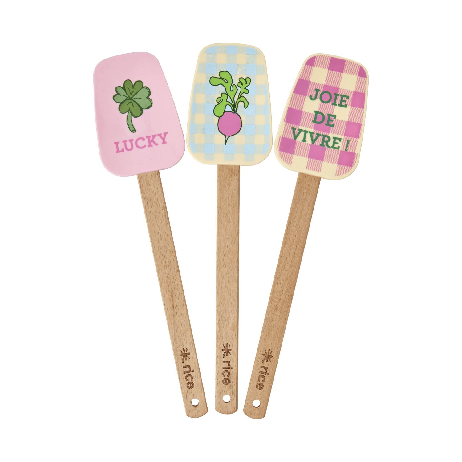 Silikonschaber "Lucky" - 26,5x6x2 cm (Bunt) Rice