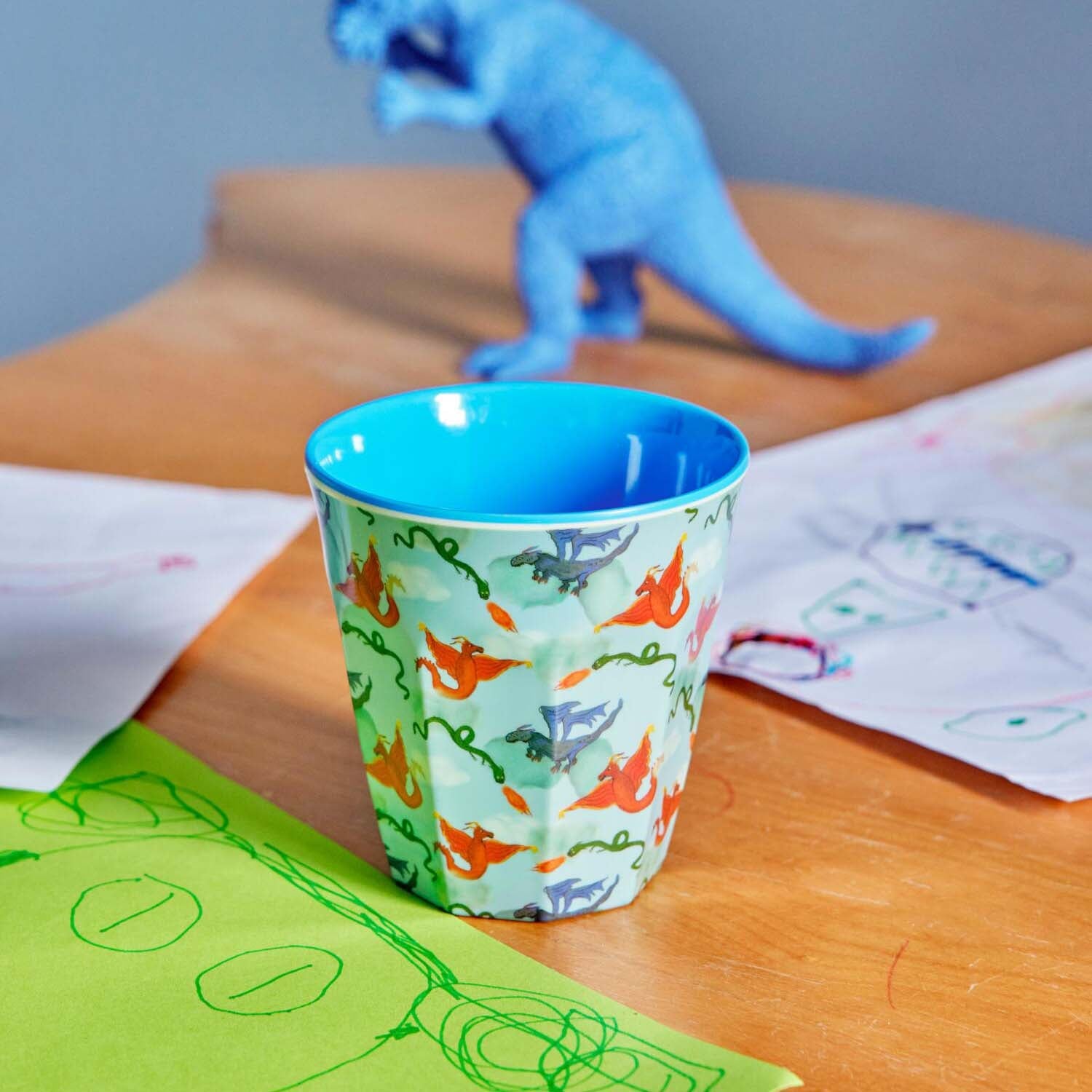 Melamin Tasse "Dragon" - 250 ml (Bunt) Rice