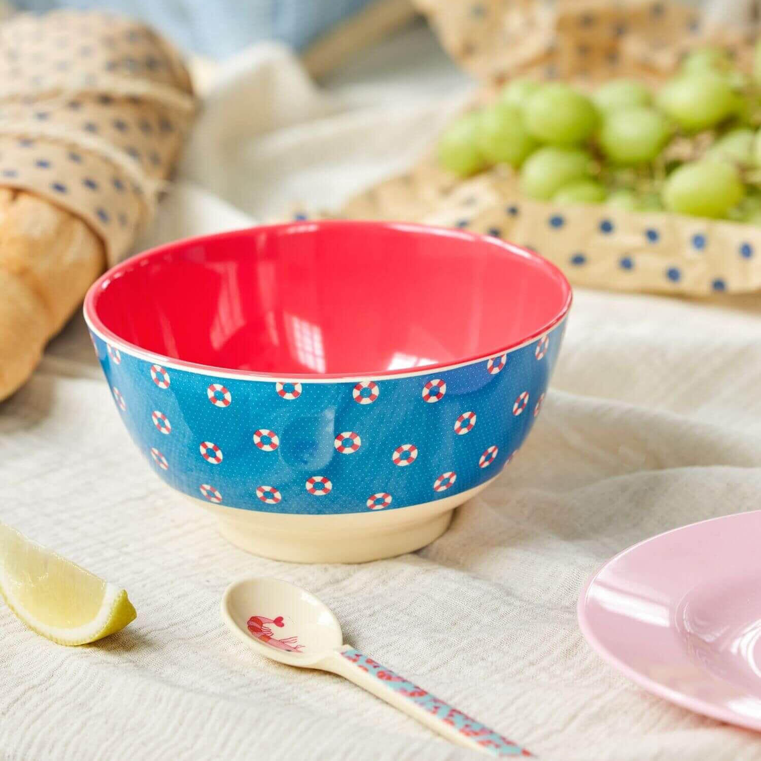 Melamin Schale "Lifeline" - M (Bunt) Rice