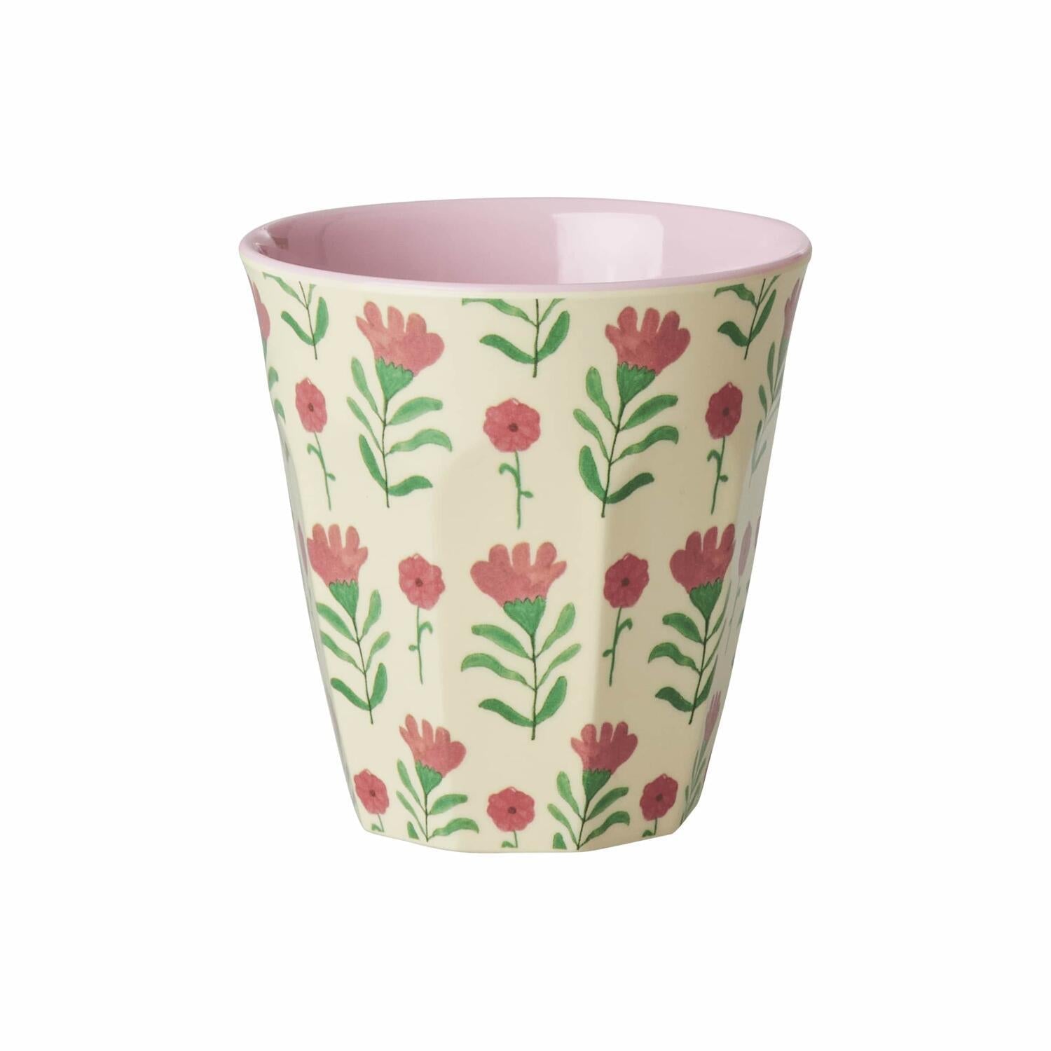 Melamin Tasse "Happy Forest" - Set 6-tlg. (Pink/Bunt) Rice