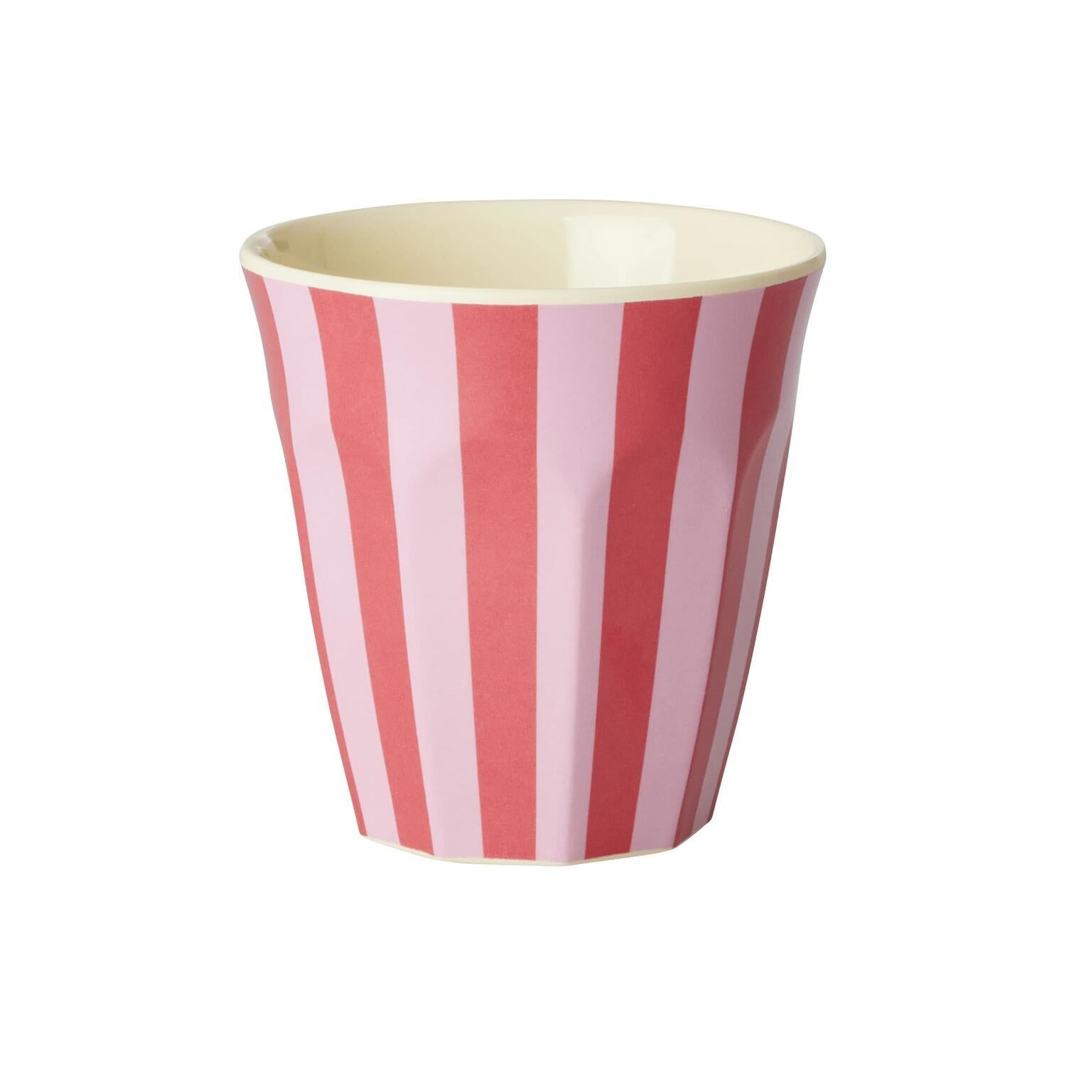 Melamin Tasse "Happy Forest" - Set 6-tlg. (Pink/Bunt) Rice