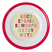 Melamin Essteller "Alphabet" (Rot) Rice