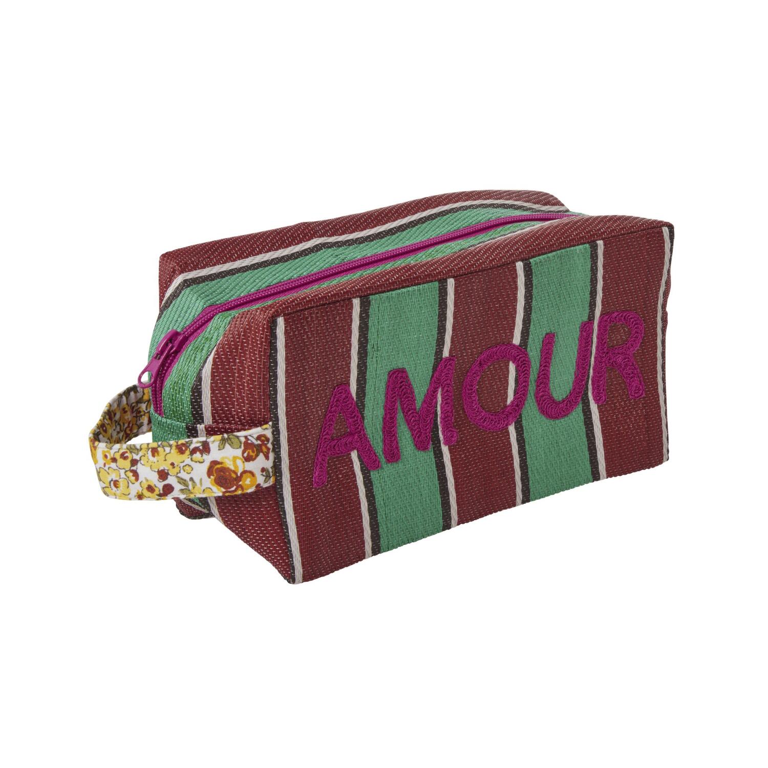 Beuteltasche aus recyceltem Plastik "Amour" - L (Bunt) Rice