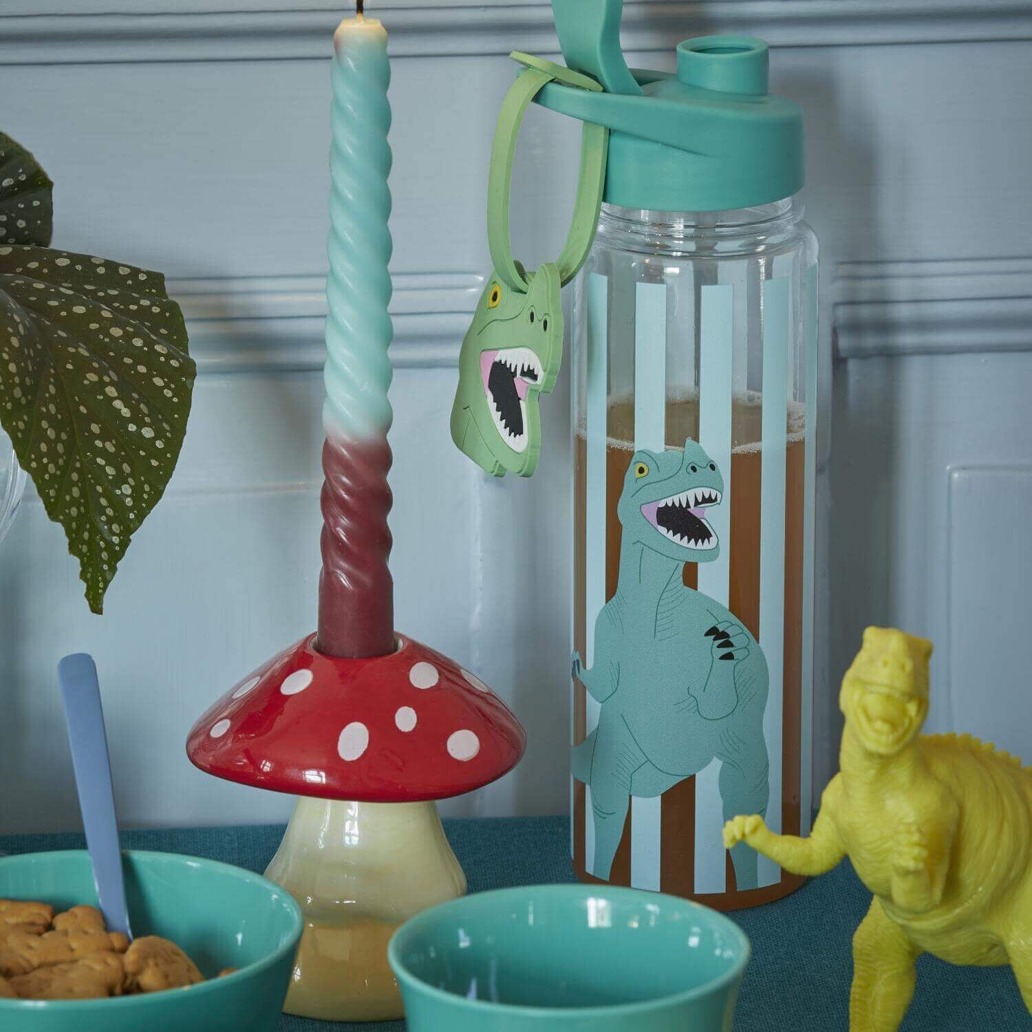 Trinkflasche für Kinder "Dino" - 500 ml (Grün) Rice