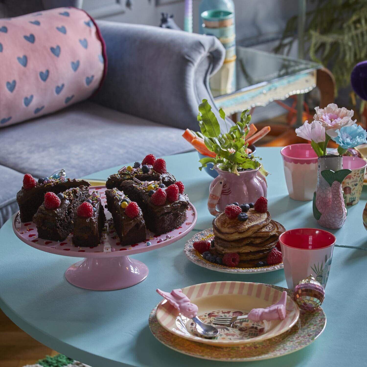 Kinderbesteck "Dino" (Pink) Rice