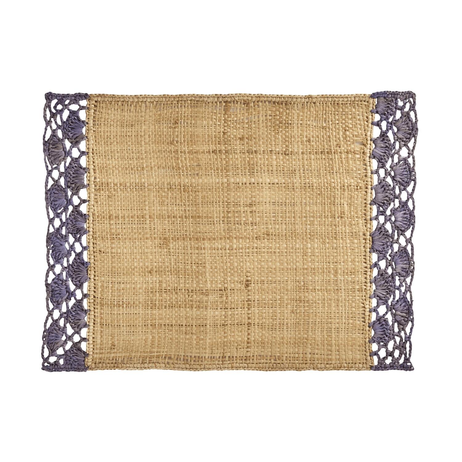 Tischset "Raffia" - 44x32 cm (Lavender) Rice